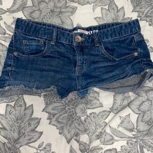 Very Short Jean Shorts.